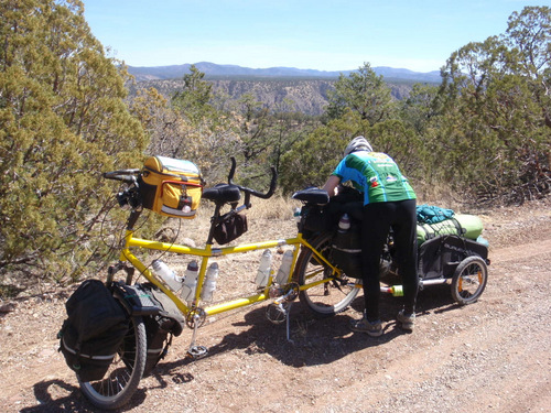 A break along the topout.